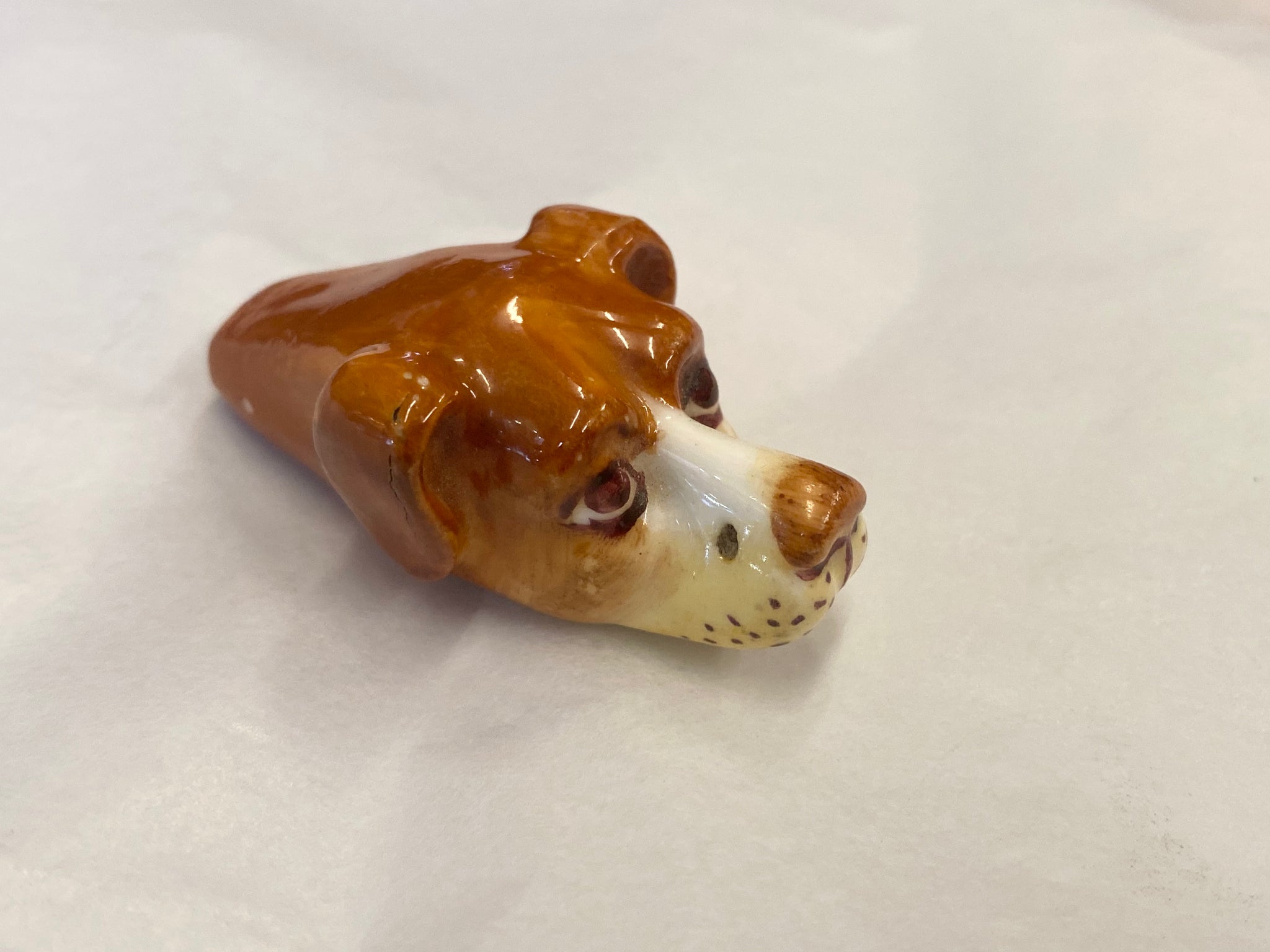 Rare Royal Worcester Dog Whistle