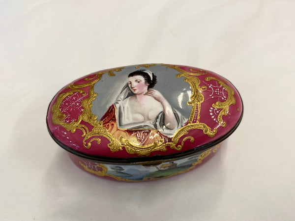 Antique 18th Century Enamel Box