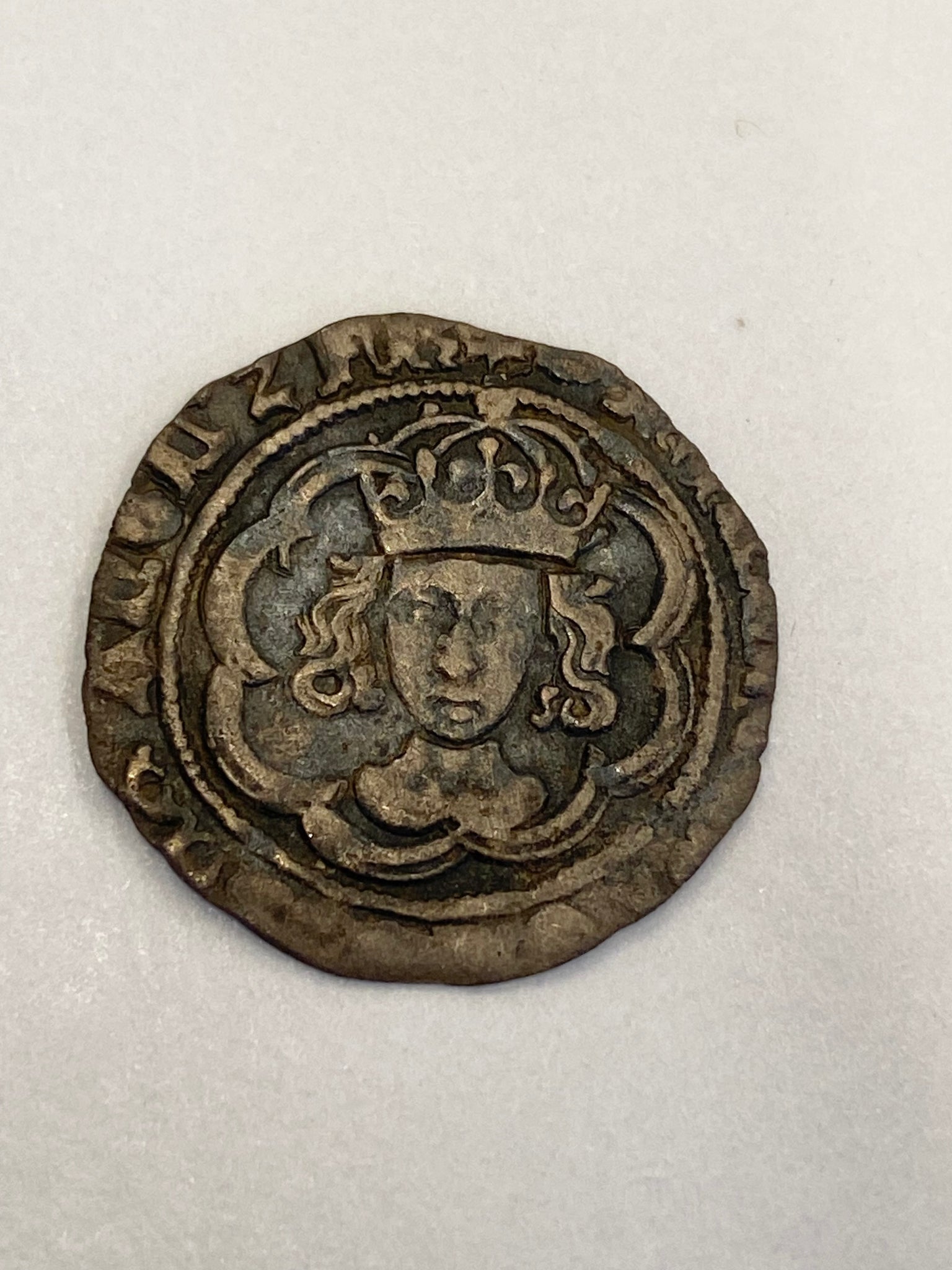 Antique Henry VII Silver Half Groat (1485-1509)