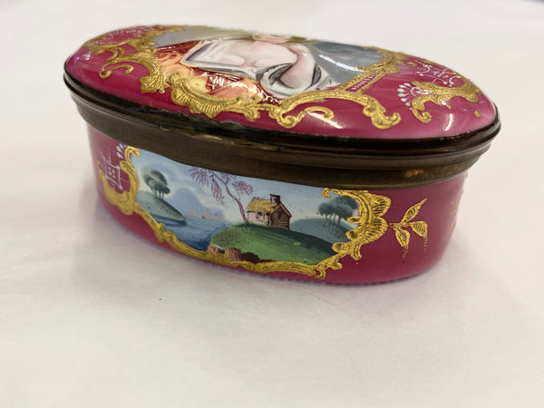 Antique 18th Century Enamel Box