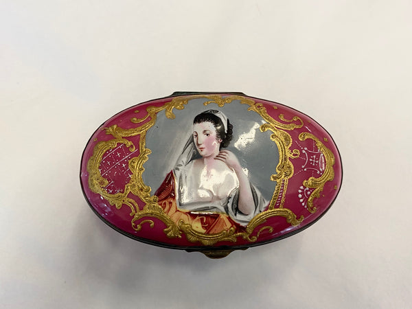 Antique 18th Century Enamel Box