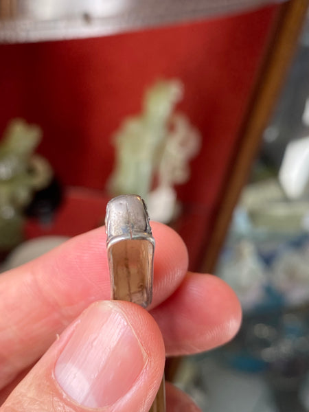 Antique Art Nouveau Sterling Silver Vesta Style Stamp Box c.1890