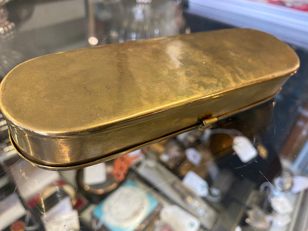 Antique Brass Tobacco Box York Interest