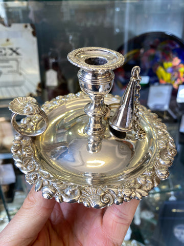 Antique George IV Silver Chamberstick London 1821