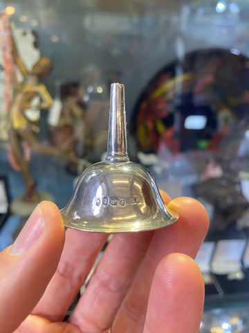 Antique Sterling Silver Flask / Scent Funnel London 1834