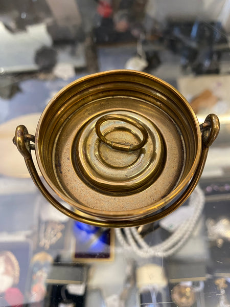 Antique Victorian Novelty Inkwell In The Form Of A Bucket