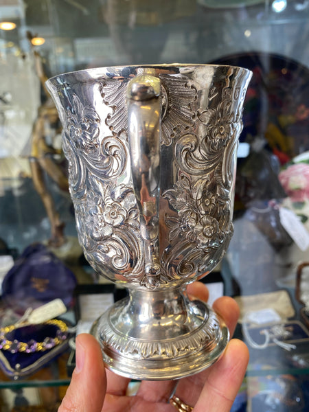 Antique Georgian Sterling Silver Goblet London 1769