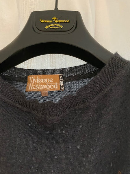 A Vivienne Westwood Gold Label Unisex Sweater With Anti-Fracking Graphic