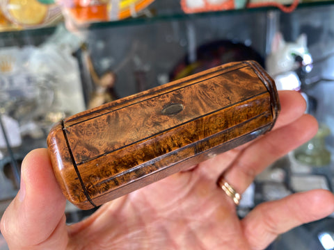 Early 19th Century Mosar Birch Puzzle Snuff Box