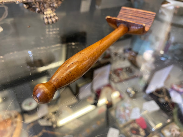 19th Century Sycamore Butter Curler