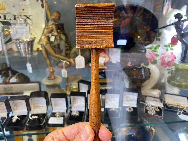 19th Century Sycamore Butter Curler