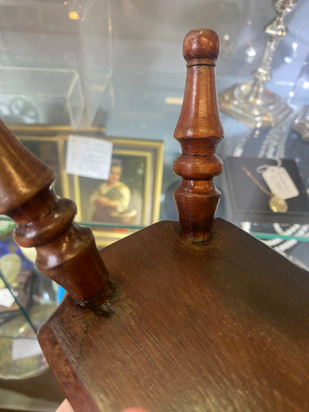 Antique 19th Century Yew Candle Stand