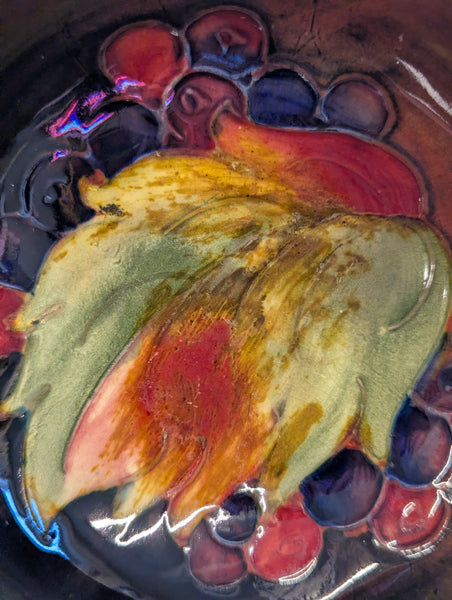 Rare Moorcroft Leaf & Berry Small Bowl 1930s
