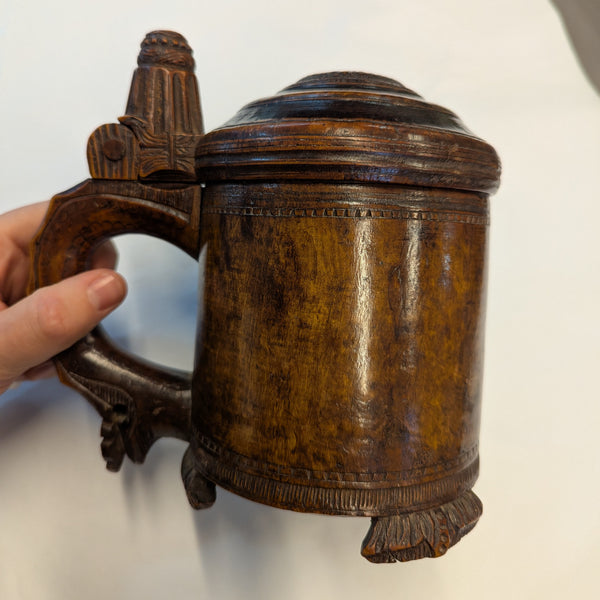 18th Century Scandinavian Birch Tankard
