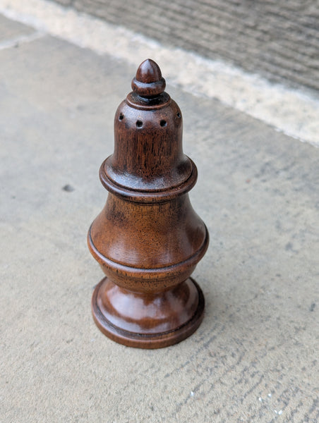 19th Century Treen Fruit Wood Shaker