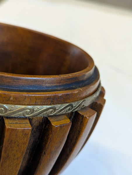 Vintage Regency Style Treen Urns