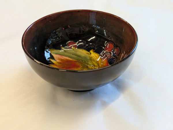 Rare Moorcroft Leaf & Berry Small Bowl 1930s