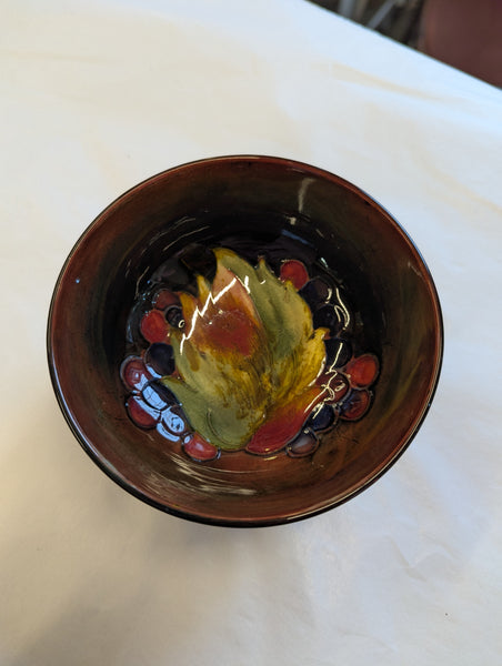 Rare Moorcroft Leaf & Berry Small Bowl 1930s