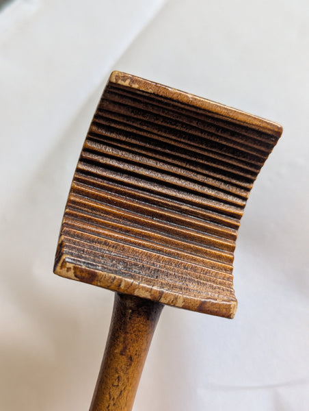 RESERVED 19th Century Sycamore Butter Curler