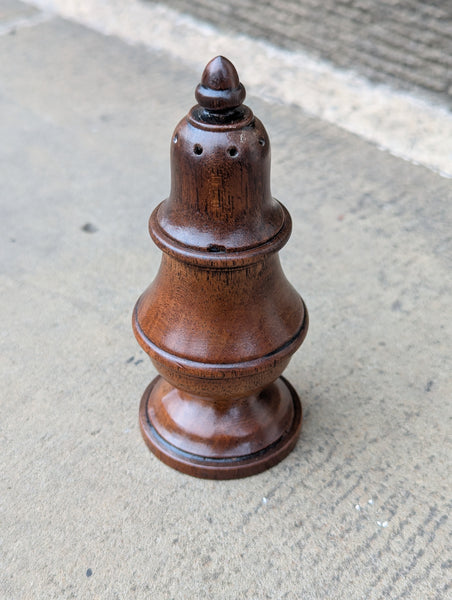 19th Century Treen Fruit Wood Shaker