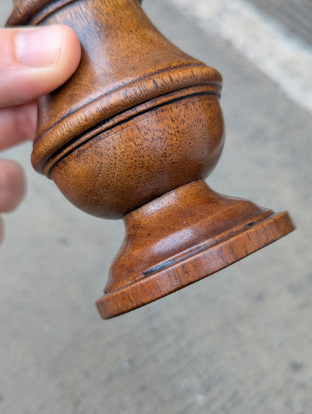 19th Century Treen Fruit Wood Shaker
