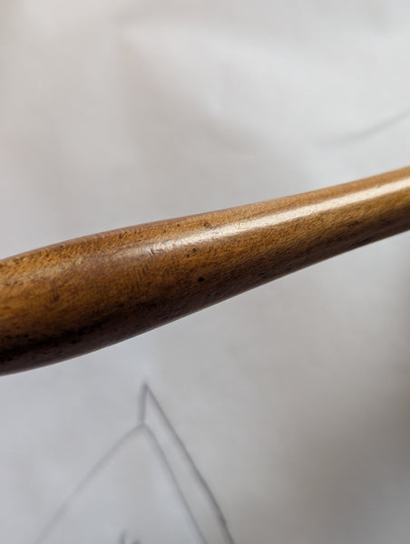 RESERVED 19th Century Sycamore Butter Curler