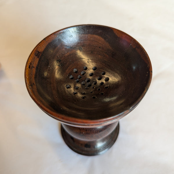 Lignum Vitae Pounce Pot 18th Century