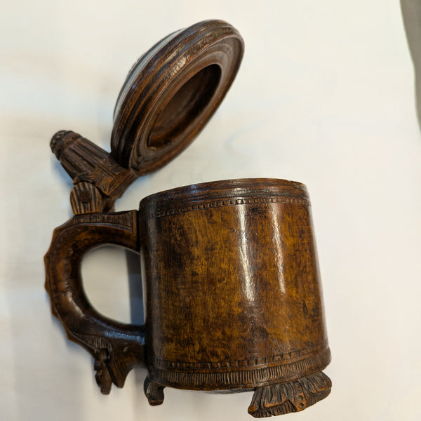 18th Century Scandinavian Birch Tankard