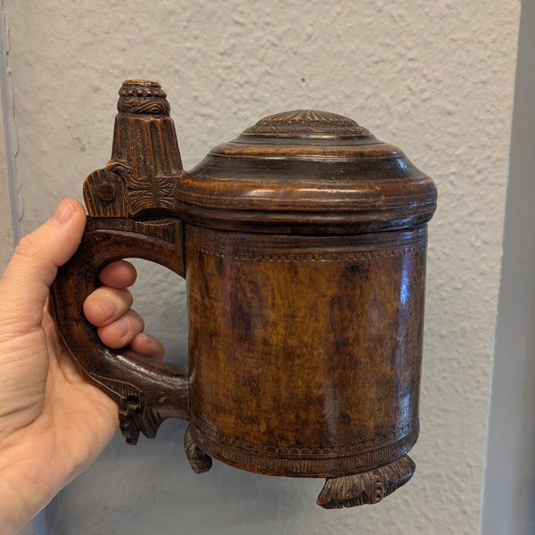 18th Century Scandinavian Birch Tankard