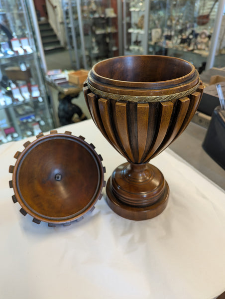 Vintage Regency Style Treen Urns