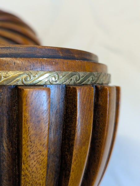 Vintage Regency Style Treen Urns