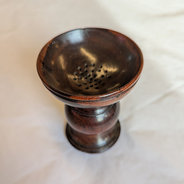 Lignum Vitae Pounce Pot 18th Century