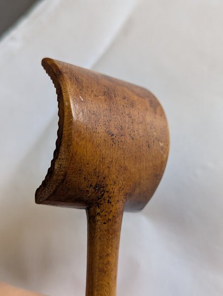 RESERVED 19th Century Sycamore Butter Curler