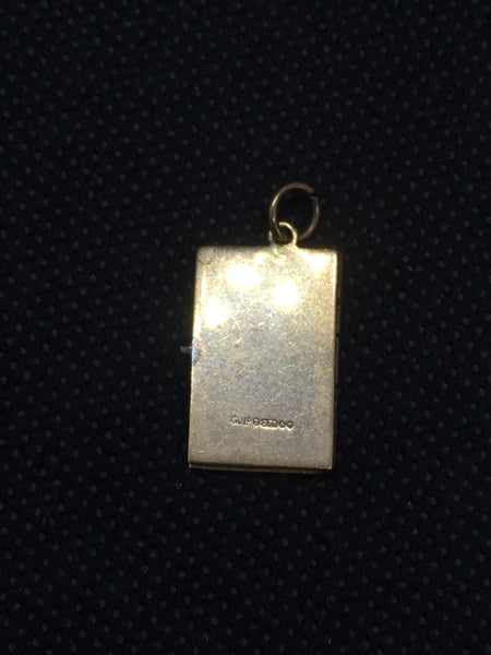 Vintage 9ct Gold Novelty Driving Licence Charm London 1963