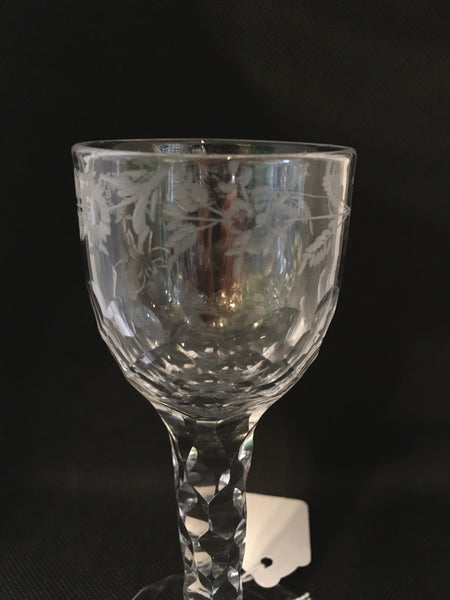 Antique Georgian Wine Glass c.1780