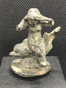 Roman Bronze Fitting With Goddess Venus On A Dolphin
