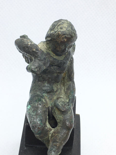 Ancient Roman Bronze Cupid c. 1st-3rd Century AD
