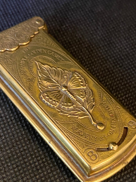 Antique Victorian Avery Butterfly Needle Case